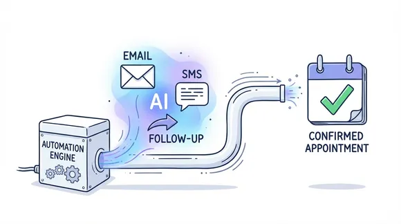 Marketing Automation - Automation engine with email, SMS, and follow-up nurture pipeline